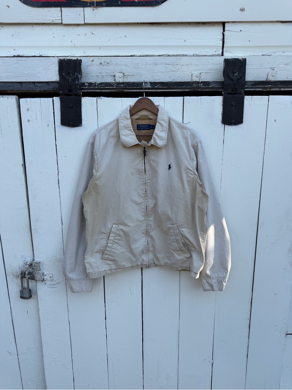 Polo by Ralph Lauren Beige Bomber Jacket